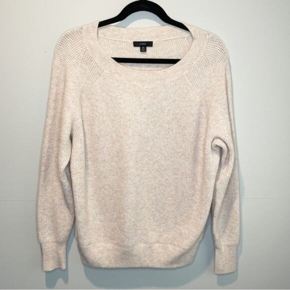 J. Crew Waffle Knit Confetti Colored Wool Blend Sweater - size XS - Picture 3 of 9